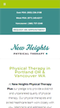 Mobile Screenshot of newheightstherapy.com